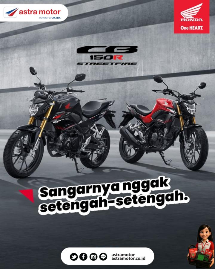 Sangarnya Nggak Setengah-Setengah: Astra Motor Imam Bonjol Hadirkan Honda CB150R Streetfire untuk Pecinta Motor Sport Tangguh